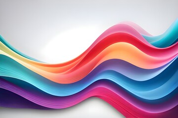 colorful waves abstract background design, backgrounds 