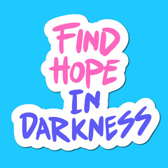 Mental health awarness quotes sticker