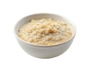 Oatmeal isolated on transparent background