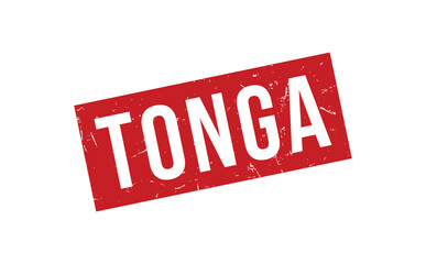 Tonga Rubber Stamp Seal Vector