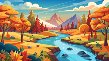 collection-of-autumn-river-landscapes-for-banner