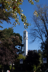the bell tower of the university of Concepción in Chile