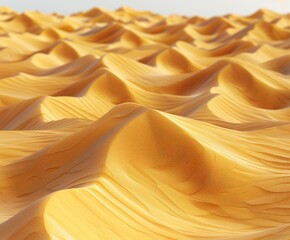 Vast sand dunes stretching across the desert - obrazy, fototapety, plakaty