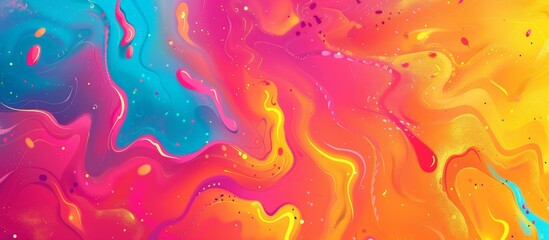 Vibrant liquid artwork with bubbles, creating abstract and beautiful textures for backgrounds and comics