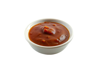 Bbq sauce bottle isolated on transparent background