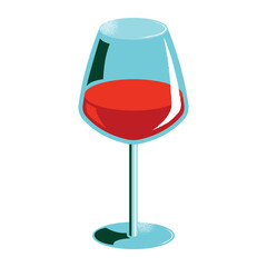 Set of cocktails. An illustration of classical drinks in different types of glasses. Vector illustration of summer cocktails isolated on background. Popular cocktails for design menu, posters