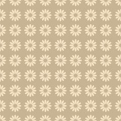Fototapeta premium Seamless decorative pattern with flowers wallpaper festive birthday background art decor design for textile, paper