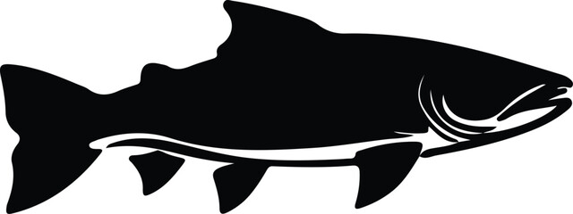 lake trout silhouette