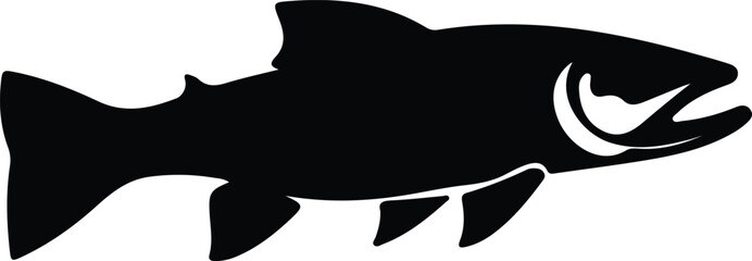 lake trout silhouette