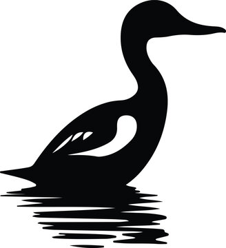 recommend clip art: loon silhouette