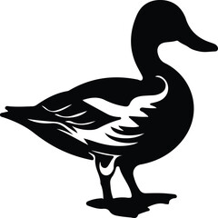 mallard duck silhouette