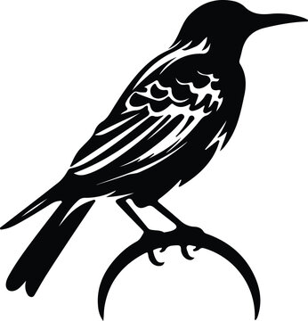 recommend clip art: meadowlark silhouette