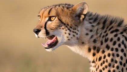 A-Cheetah-With-Its-Nostrils-Flaring-Scenting-The- 2