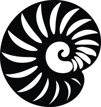 recommend clip art: nautilus silhouette