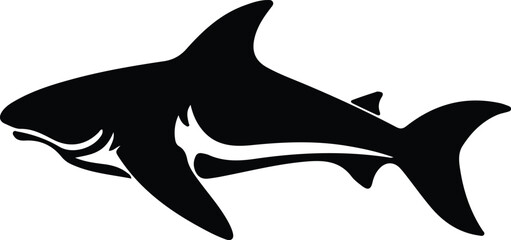 Fototapeta premium nurse shark silhouette