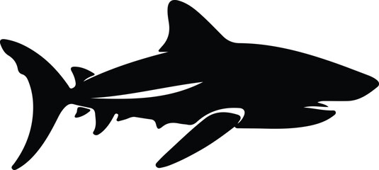 Obraz premium nurse shark silhouette