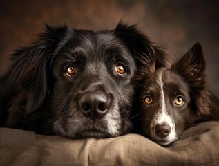 Stunning photos of your beloved cat and dog, best friends for life, in high resolution. - obrazy, fototapety, plakaty