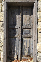 Door with Peeling Paint