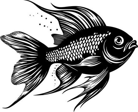 recommend clip art: Fish - Minimalist and Flat Logo - Vector illustration