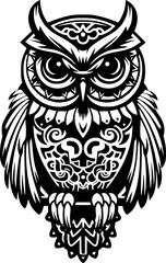 Fototapeta premium Owl - High Quality Vector Logo - Vector illustration ideal for T-shirt graphic