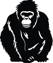 orangutan silhouette