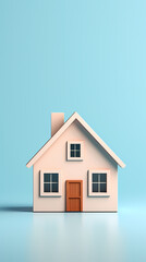 Fototapeta na wymiar model house, real estate finance