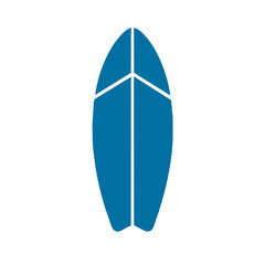 Surfboard icon vector graphics element silhouette sign symbol illustration