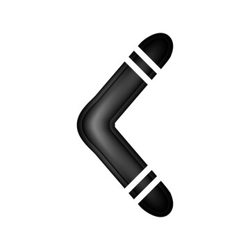recommend clip art: Boomerang icon on white.