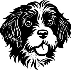 Fototapeta premium Terrier - Minimalist and Flat Logo - Vector illustration