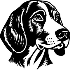 Fototapeta premium Beagle - Minimalist and Flat Logo - Vector illustration