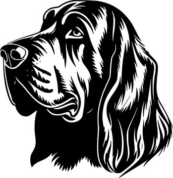 recommend clip art: Bloodhound - High Quality Vector Logo - Vector illustration ideal for T-shirt graphic