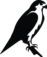 peregrine falcon silhouette