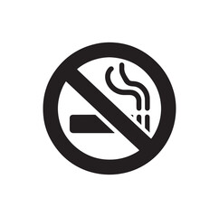 no Smoking icon vector, illustration logo template