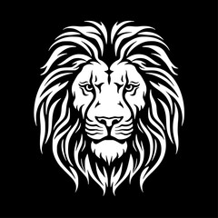 Obraz premium Lion | Minimalist and Simple Silhouette - Vector illustration
