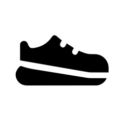Running Shoes icon vector graphics element silhouette sign symbol illustration