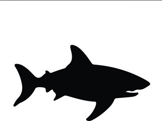 Fototapeta premium Port Jackson shark silhouette