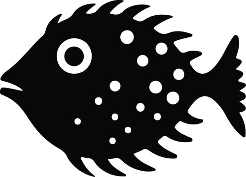 recommend clip art: pufferfish silhouette