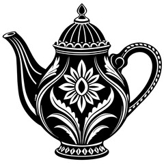 T-shirt Design Vector teapot isolated on white background - Vector - Vector art - Vector illustration - Vector design - Latest Vector - Ultimate Vector - Premium Vector - Vector pro