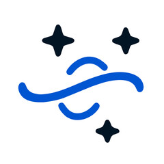 Galaxy icon vector graphics element silhouette sign symbol illustration