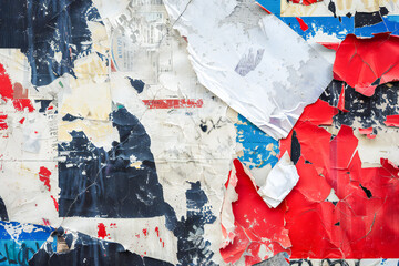 Fototapeta premium crumpled paper placard texture