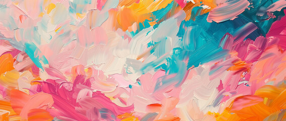 Carnival of Colors: Vibrant Abstract Acrylic Explosion for Energetic Backgrounds and Dynamic Creative Designs