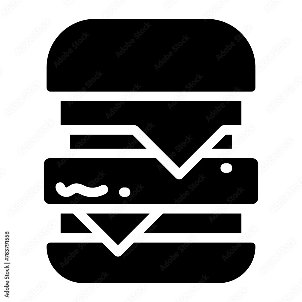 Sticker hamburger icon