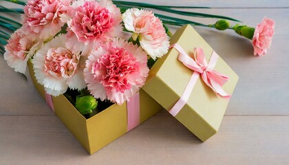 カーネーションのプレゼント