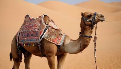 A-Camel-Adorned-With-Intricate-Patterns-On-Its-Har-Upscaled_6