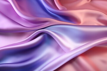Obraz premium Abstract violet silk waves background.