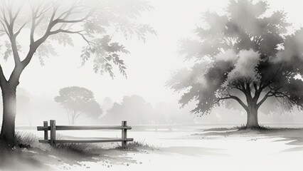 walking in the park