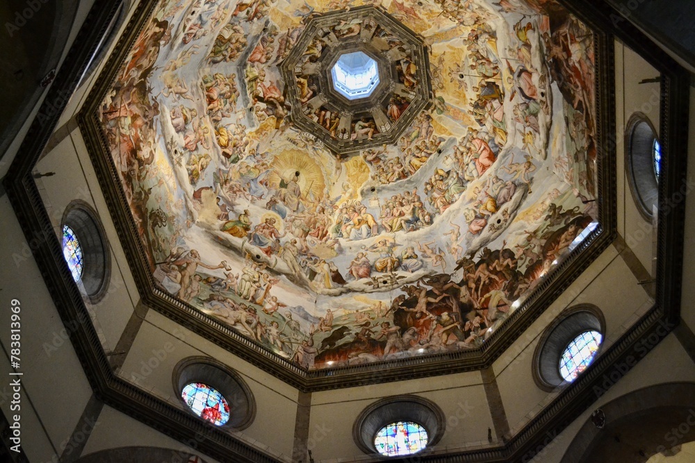 Wall mural dome of florence, cathedral of saint mary of the flower