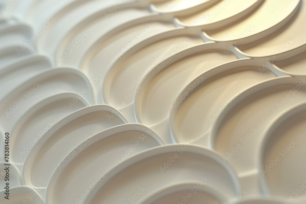 Poster an abstract 3d pattern. minimalist waves. background image. created with generative ai technology.