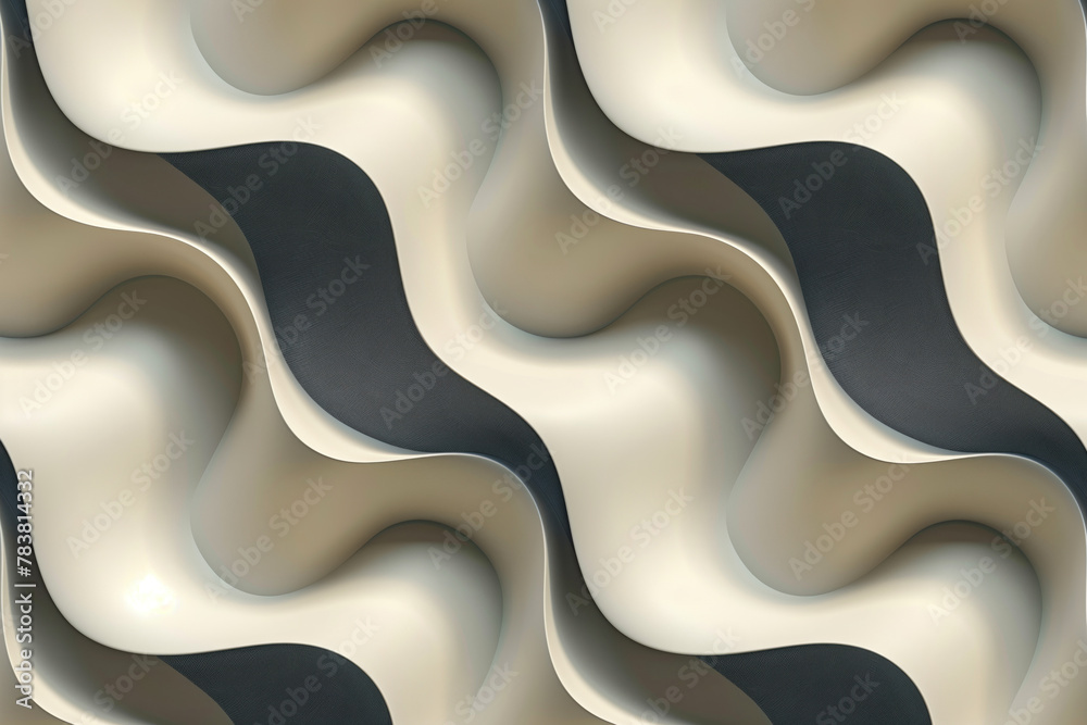 Aufkleber an abstract 3d pattern. background image. created with generative ai technology.