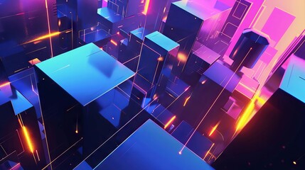 Futuristic wallpaper design